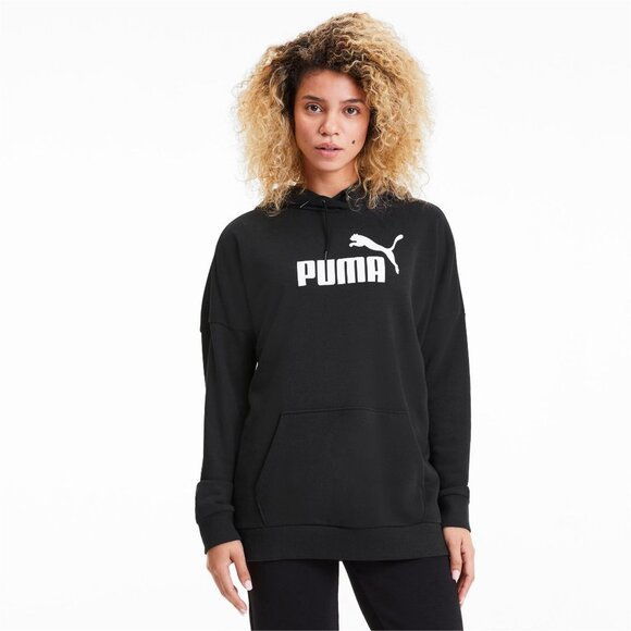 PUMA Womens Essentials+ Elongated Hoodie - Picture 3 of 4